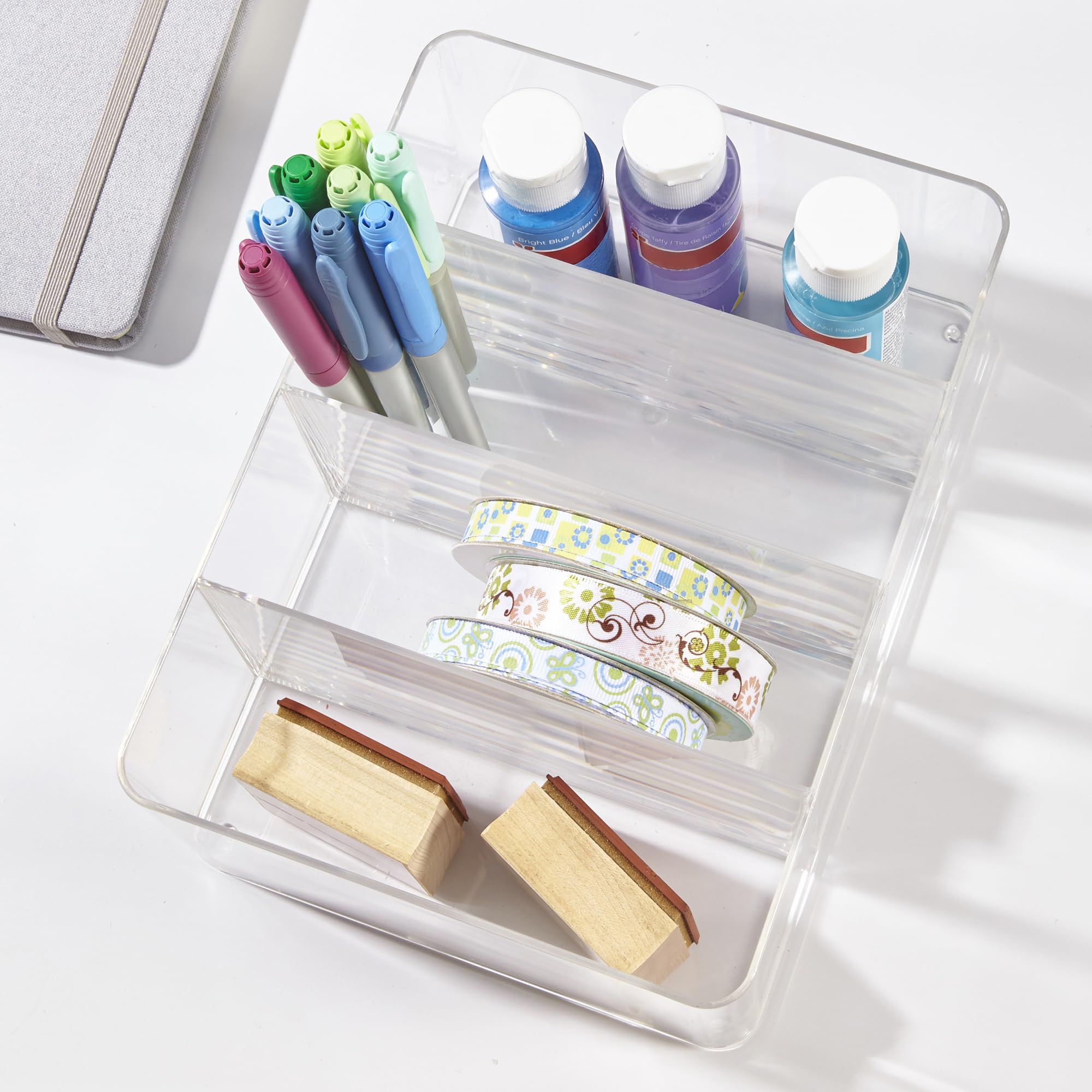 STORi compact vanity organizer fits small counters neatly