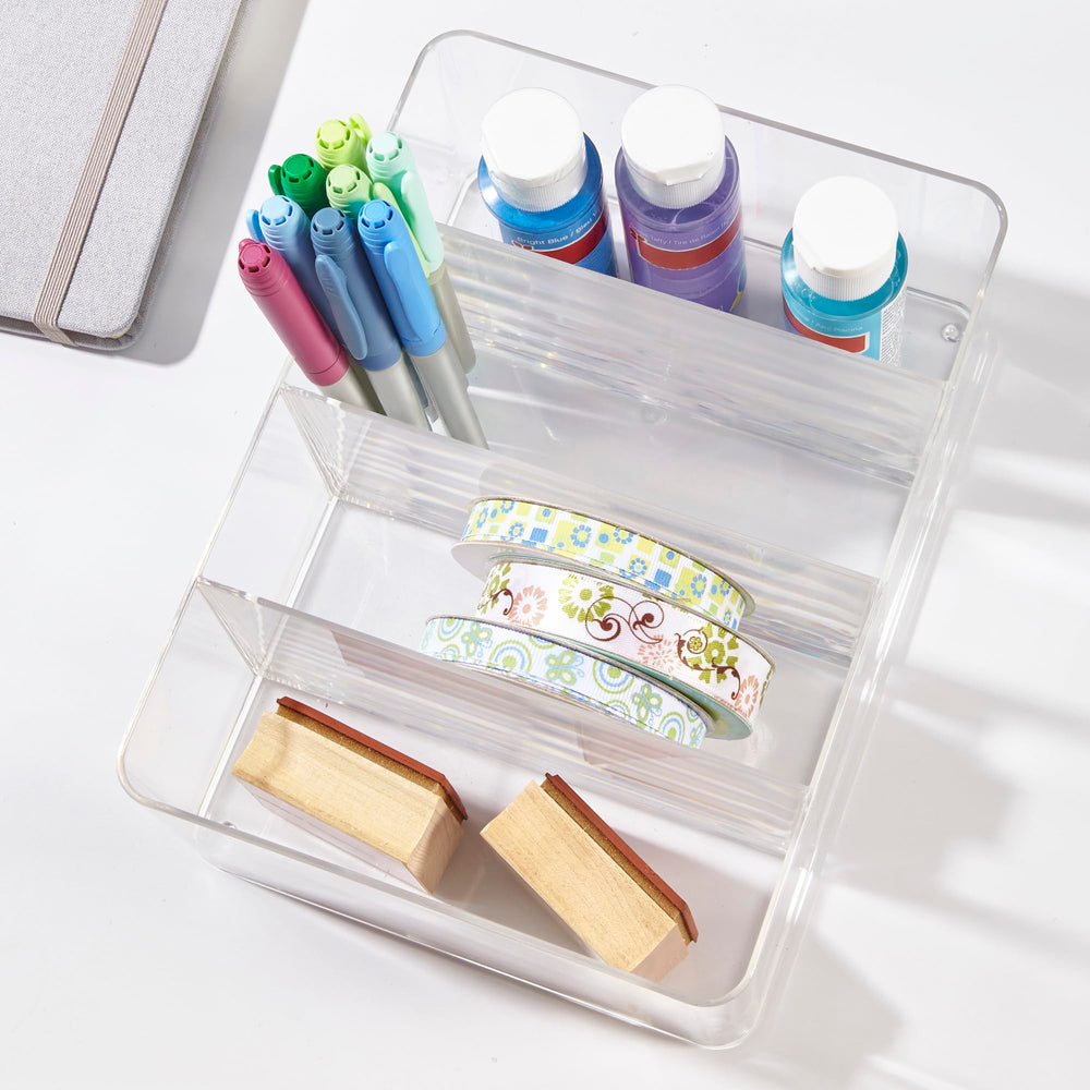 STORi compact vanity organizer fits small counters neatly