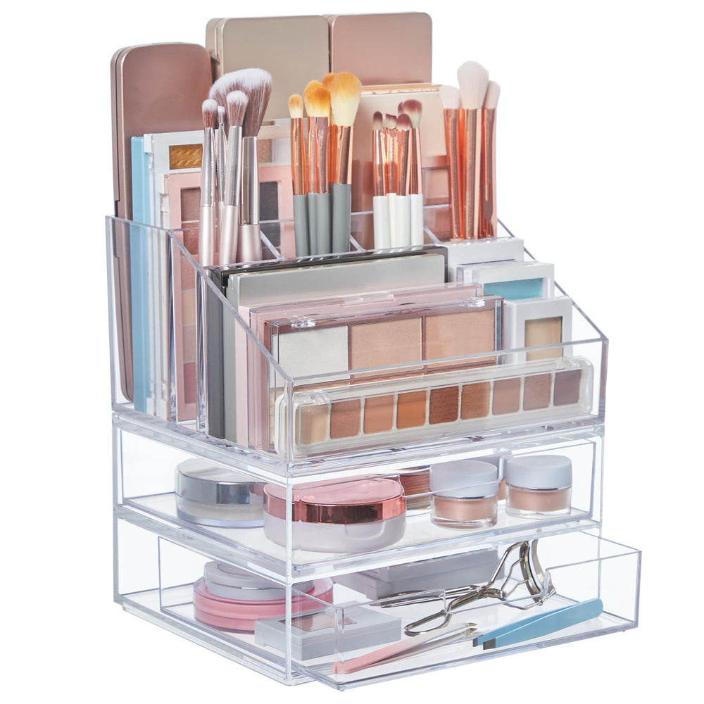STORi Chloe brush holder keeps brushes upright and accessible on your vanity