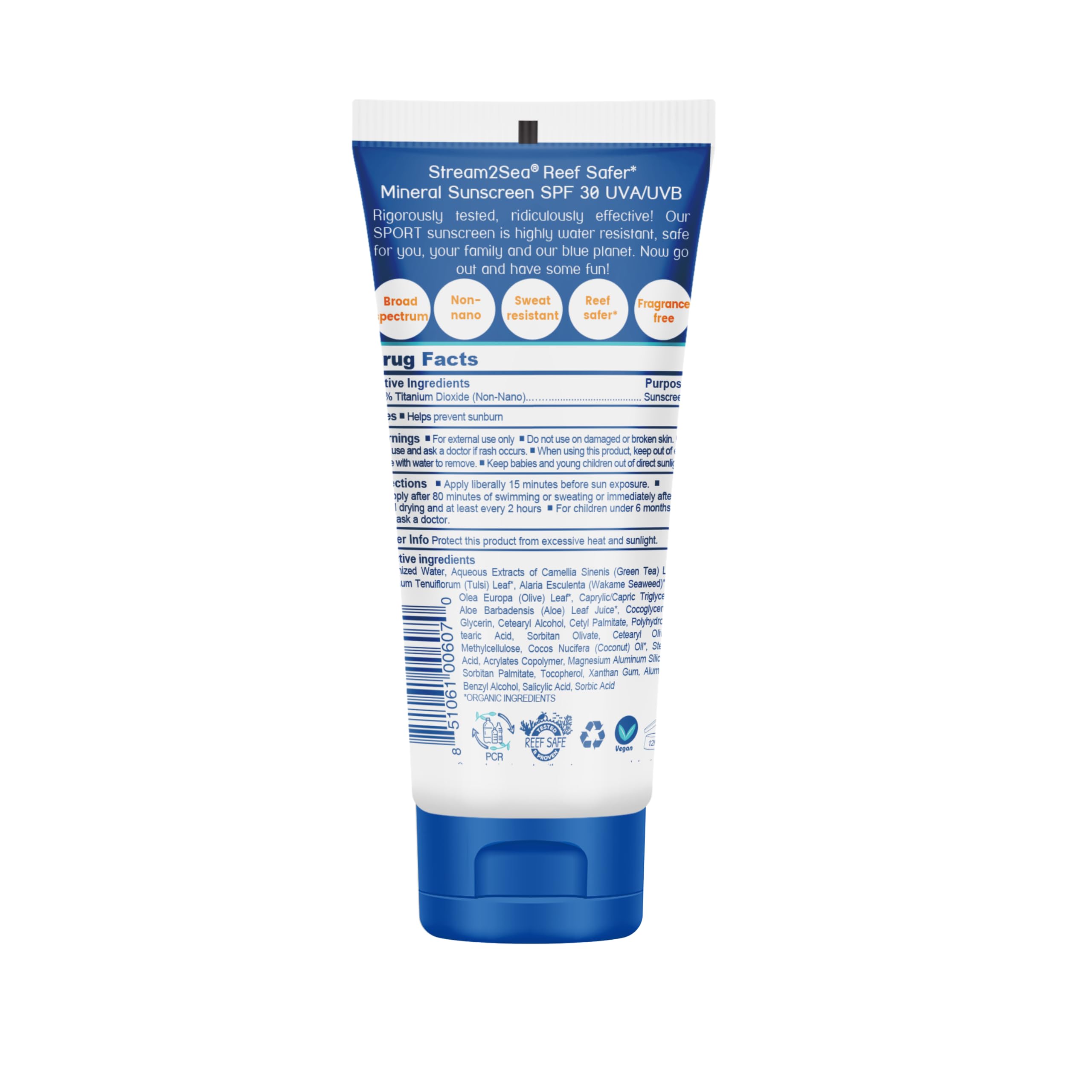  STREAM 2 SEA aplicación crema mineral facilita una aplicación suave
