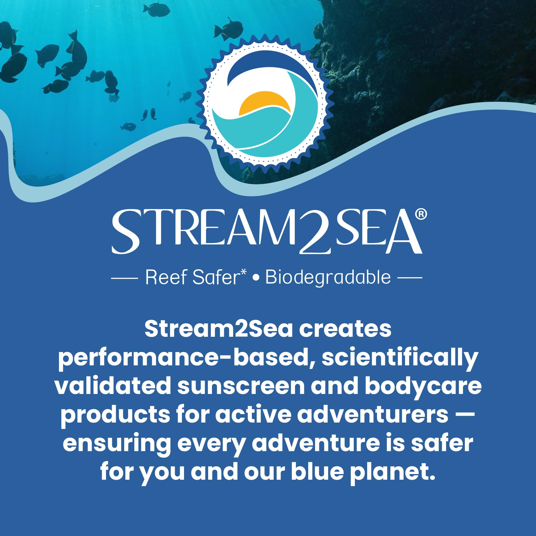STREAM 2 SEA aplicación rápida sin brillo grasoso.