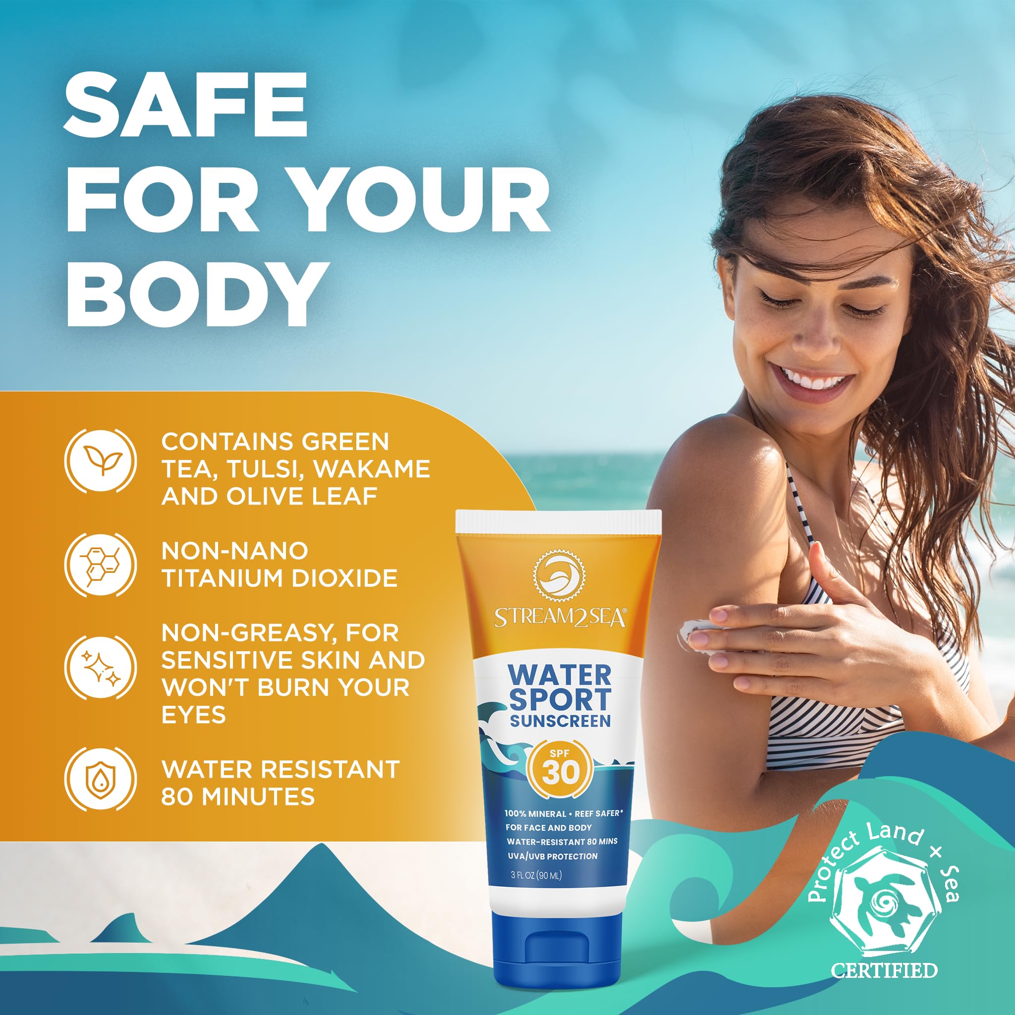  STREAM 2 SEA protección para rostro y cuerpo en actividades al aire libre