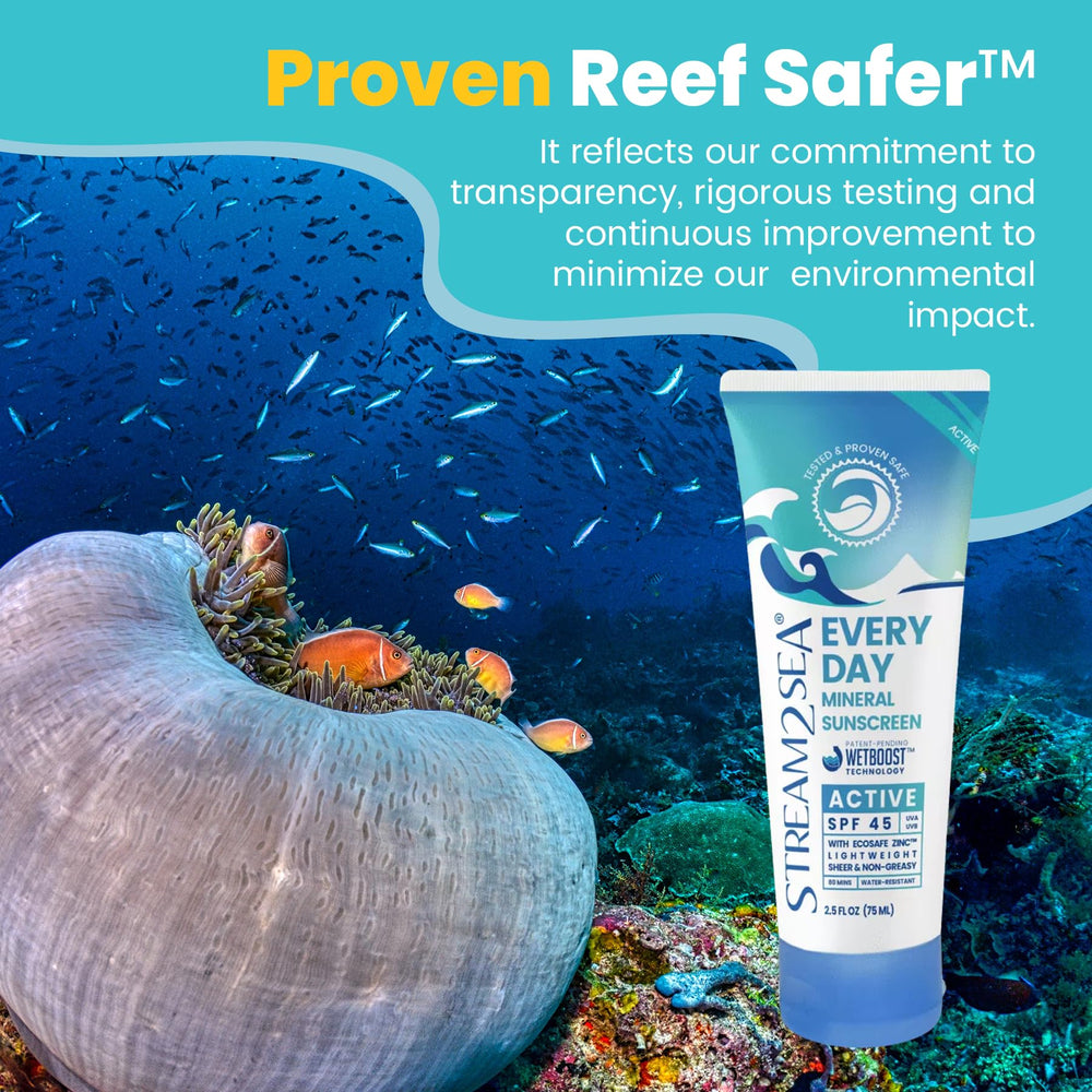 STREAM 2 SEA protege arrecifes gracias a su base mineral.
