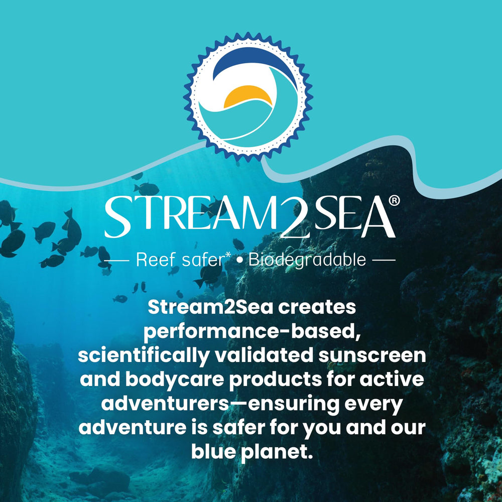 STREAM 2 SEA Seguro para arrecifes y cuidado capilar.