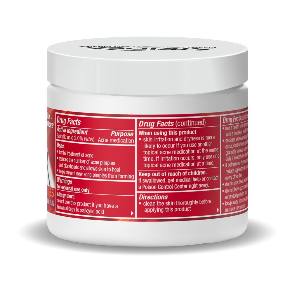 Stridex Maximum Pads targeted acne care for moderate breakouts