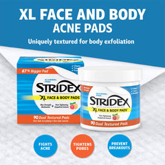 Stridex XL con extracto de pomelo para sensación de frescura
