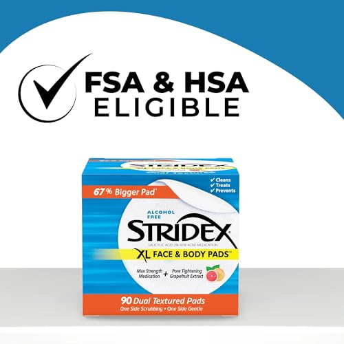 Stridex XL disco texturado para exfoliar rostro y cuerpo con suavidad
