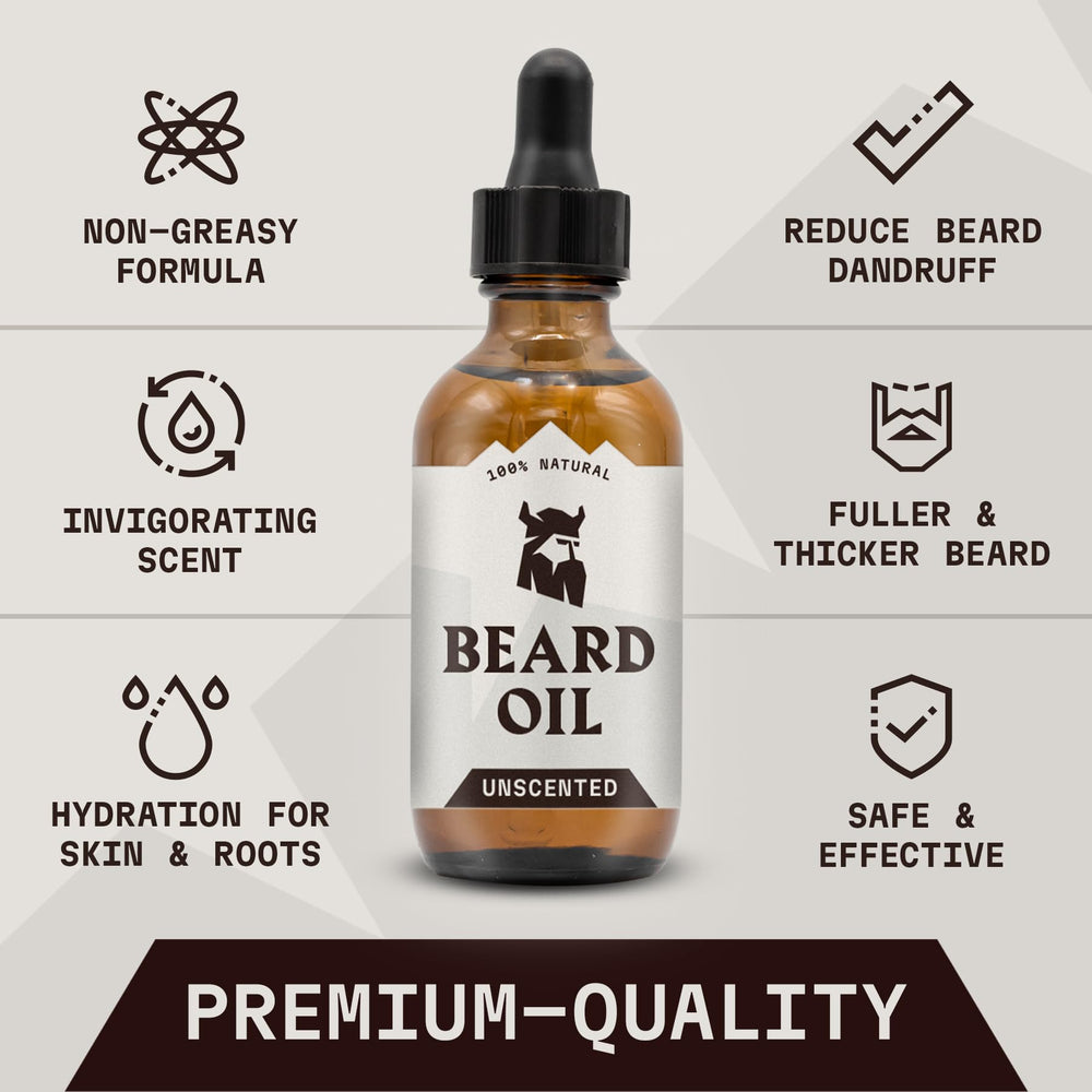 Striking Viking fast-absorbing formula leaves no greasy residue.