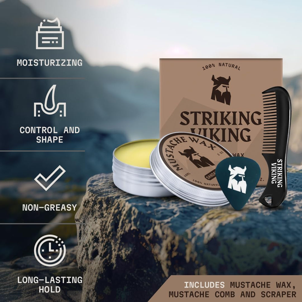 Striking Viking pocket comb for quick touch-ups anywhere