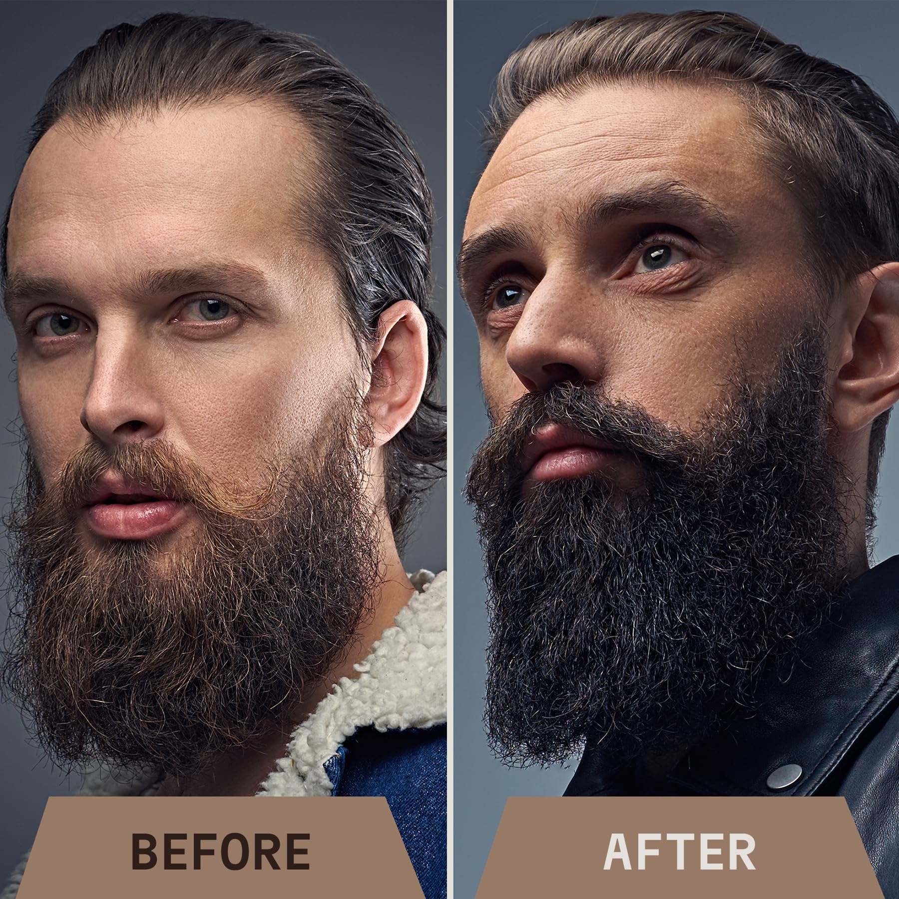 Striking Viking sandalwood beard oil sandalwood leaf accent links to natural scent