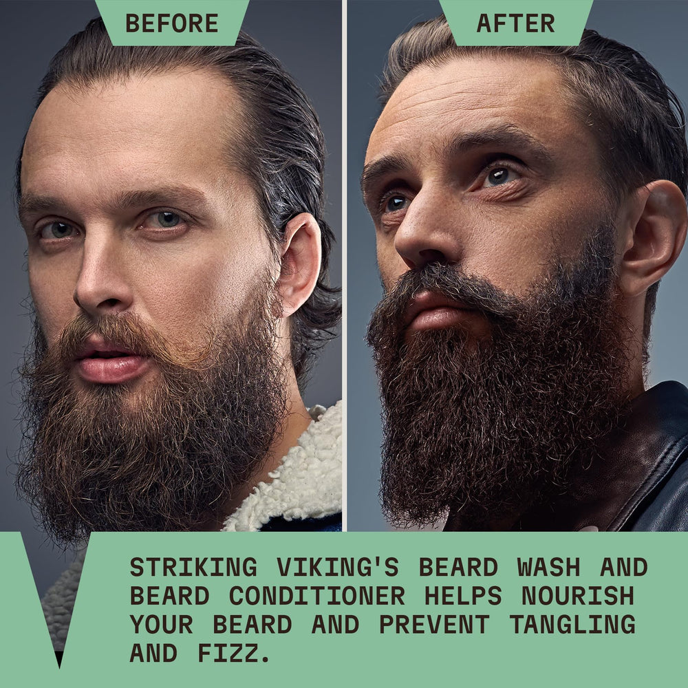 Striking Viking Sulfate-Free Cleanse for gentle daily use.