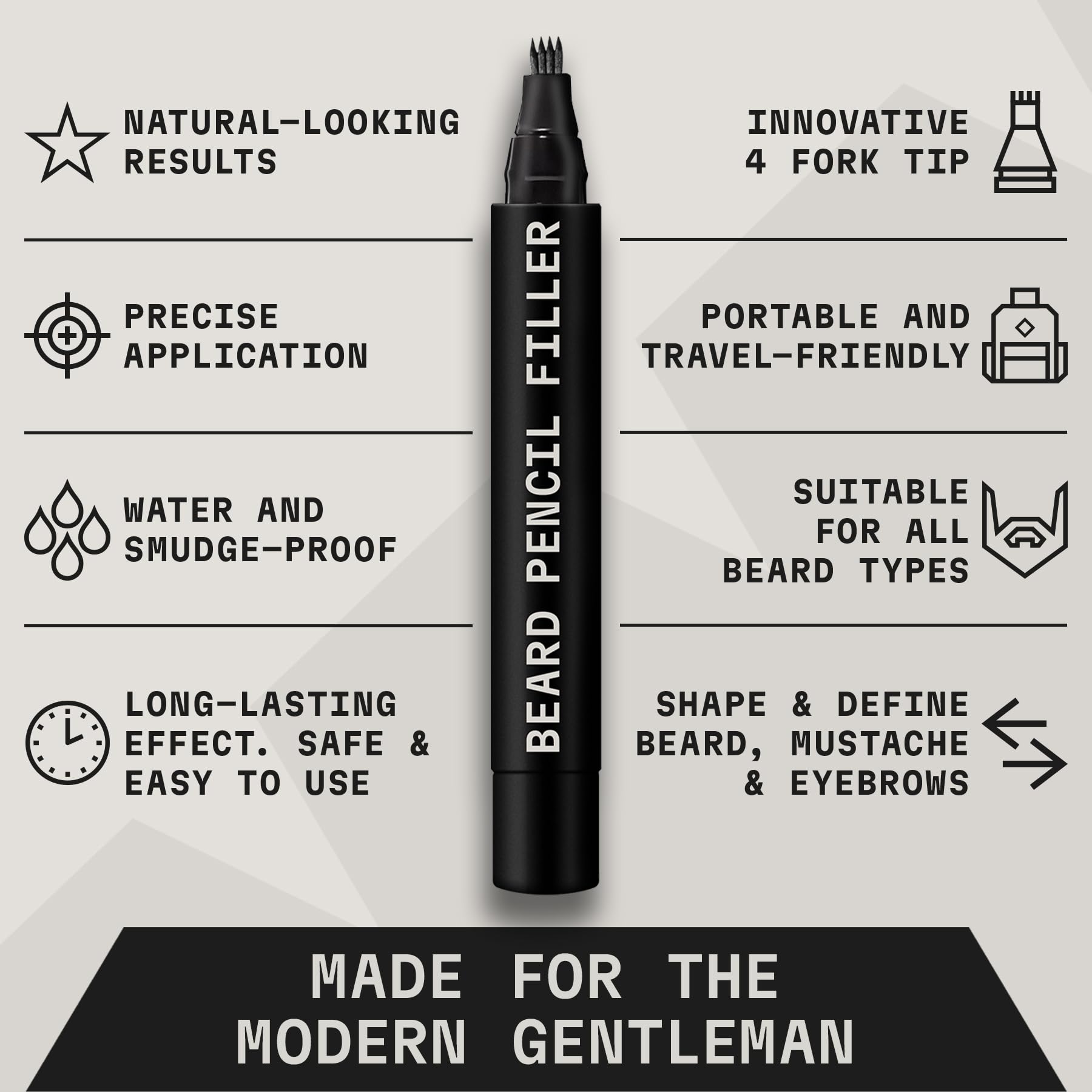 Striking Viking Sweatproof beard filler ink endures heat and humidity