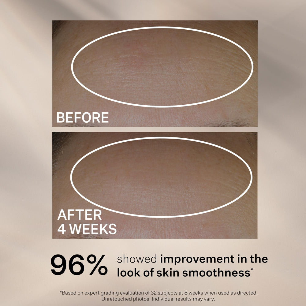Texture close-up of StriVectin serum on skin for a lightweight feel