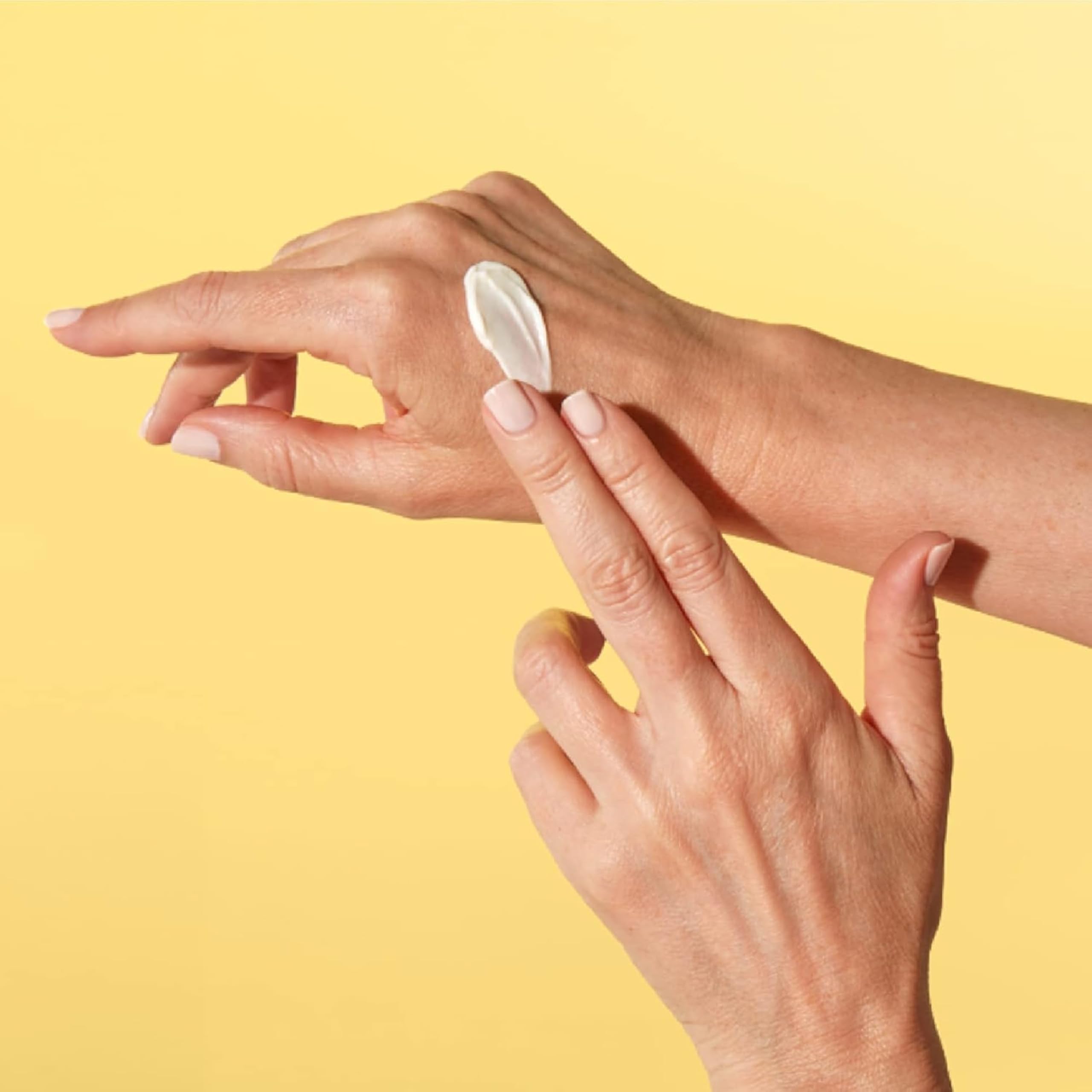 StriVectin barrier-support on hands conveys strengthened, resilient skin