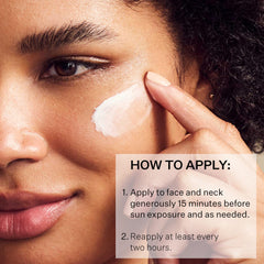 Creamy texture swatch of StriVectin moisturizer on skin.