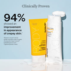 StriVectin Packaging front highlights cream's claims and luminosity.