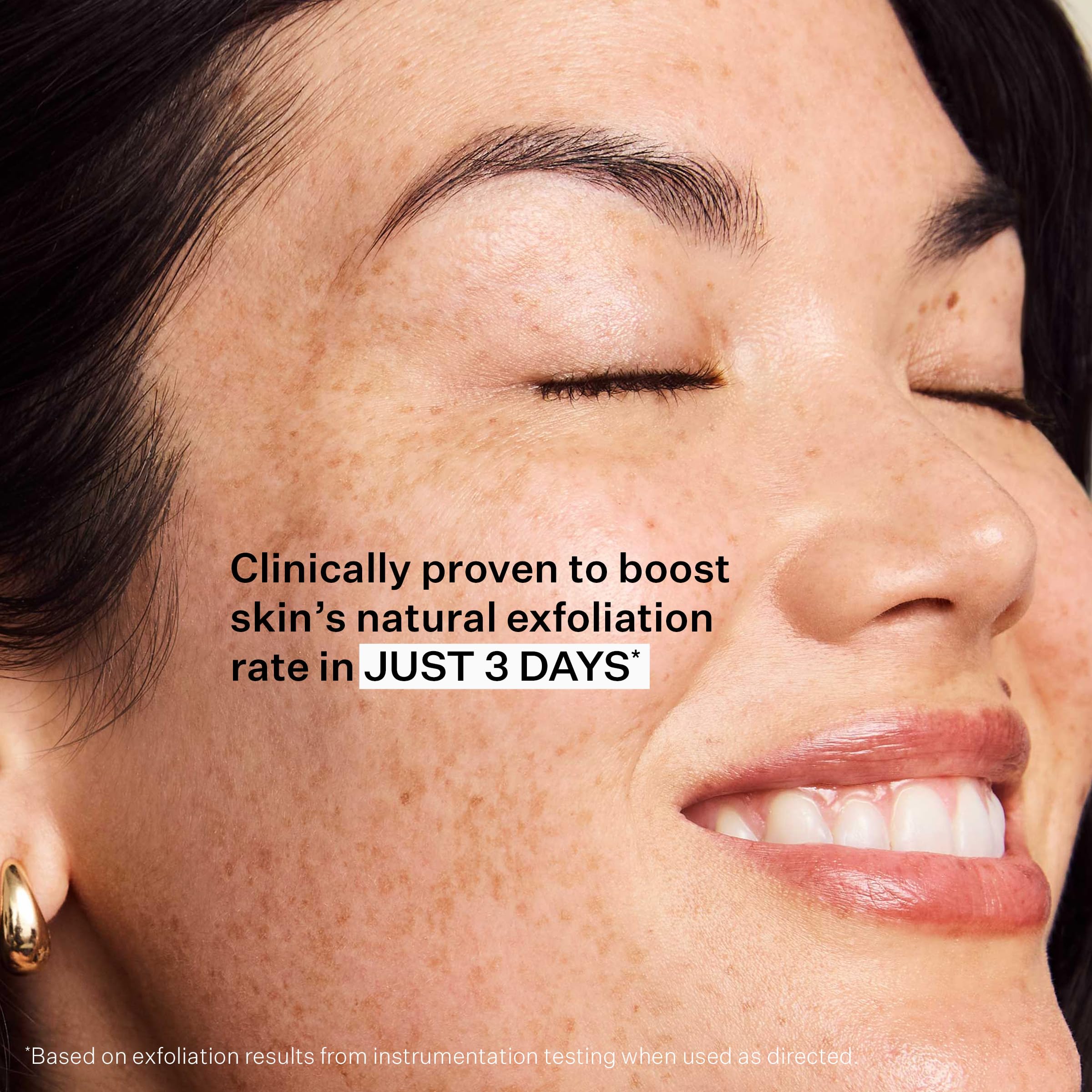 StriVectin Daily Reveal focuses on pores, clarifying lining and reducing blackheads.