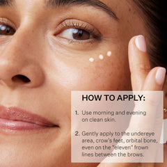 Close-up of StriVectin eye cream with peptides for daily care