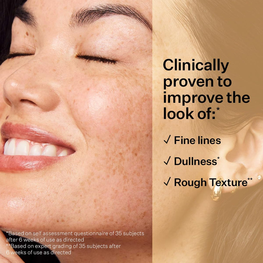 StriVectin Super C Serum texture swatch hints even skin tone
