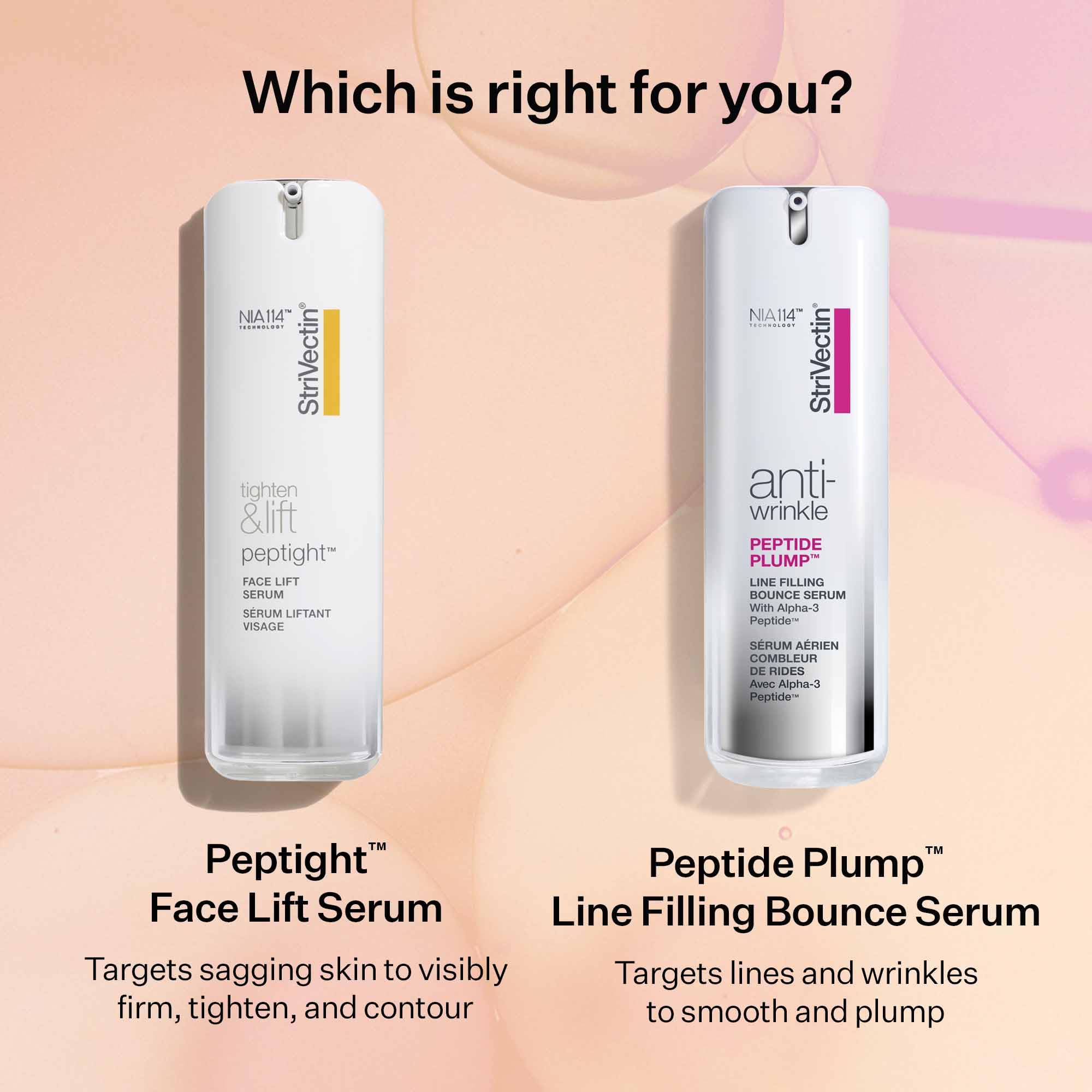 Close view of StriVectin Peptight skin suggests brighter, more even tone after use.