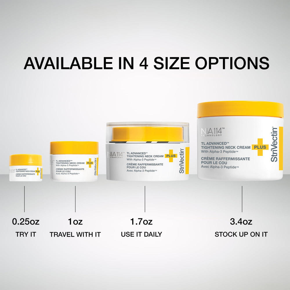 Lifestyle scene applying StriVectin neck cream in morning routine
