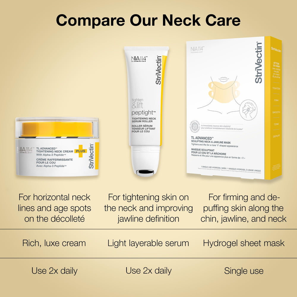 StriVectin TL Advanced: empaque de uso único para ritual rápido.