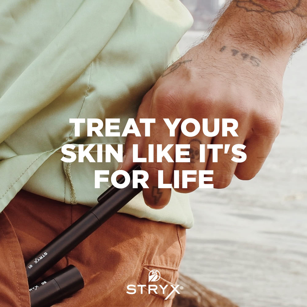 Stryx Concealer Tool blends under the eye for a refreshed look