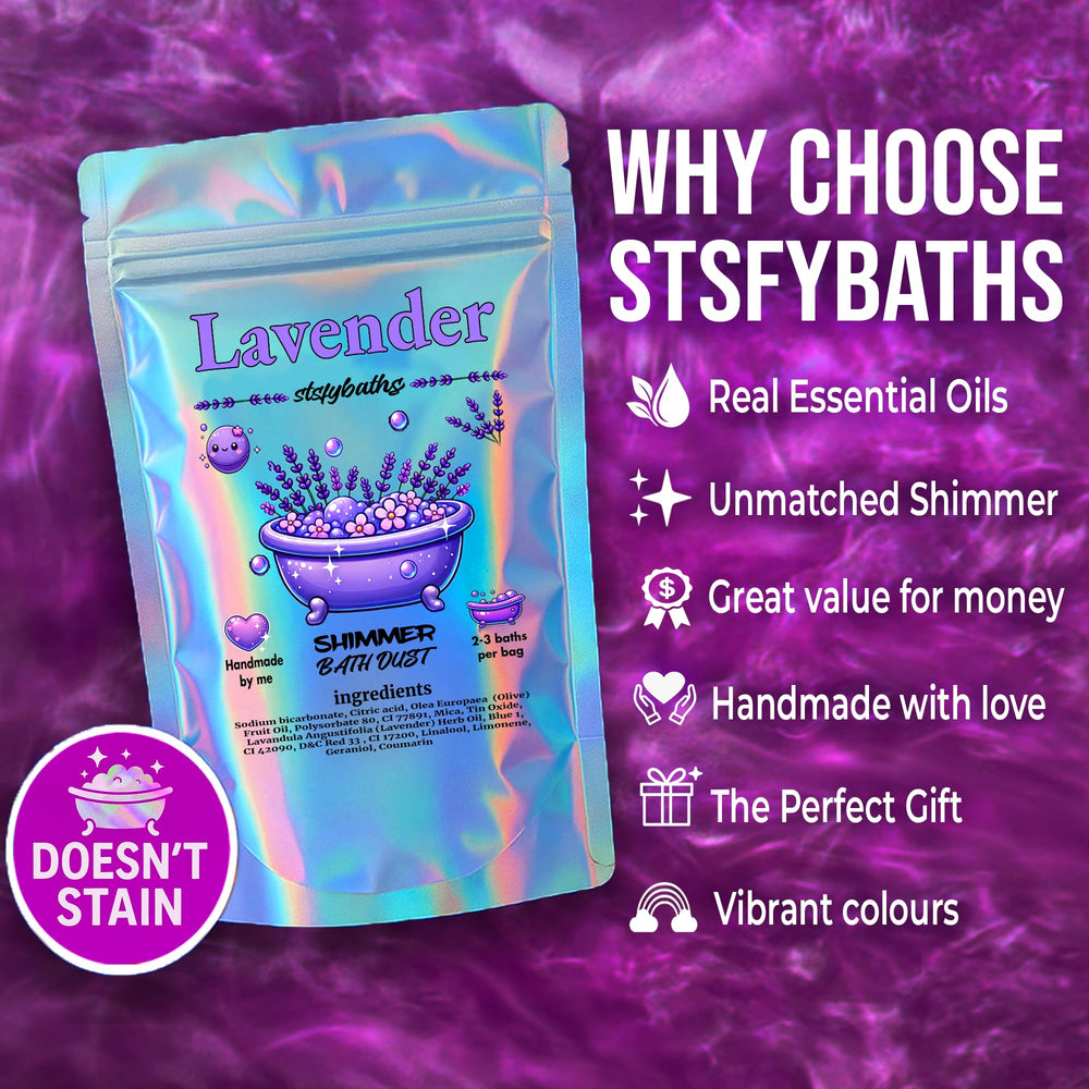 Bomba de baño artesanal de Stsfybaths, regalo perfecto para momentos de cuidado personal.