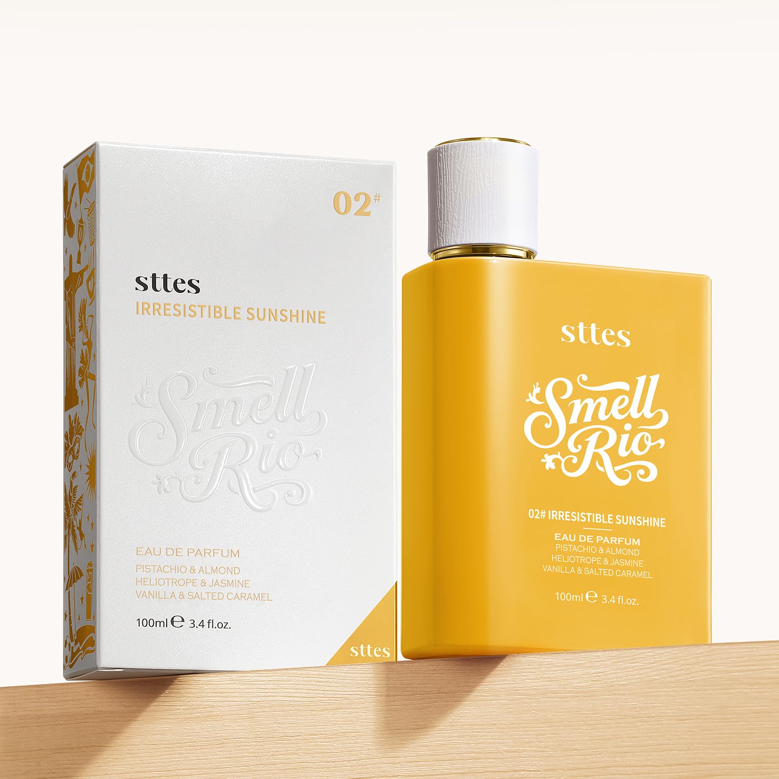 Sttes Perfume 602 gift-ready-packaging on display supports gifting ideas.