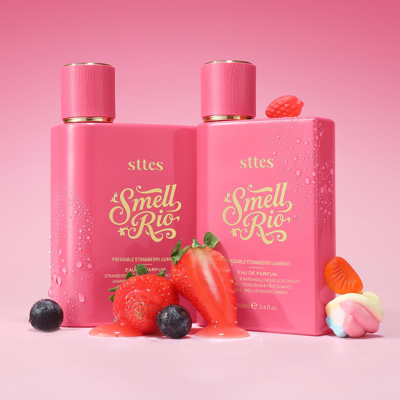 Sttes Smell Rio Perfume 606 label-detail, highlights brand identity and luxurious scent cues