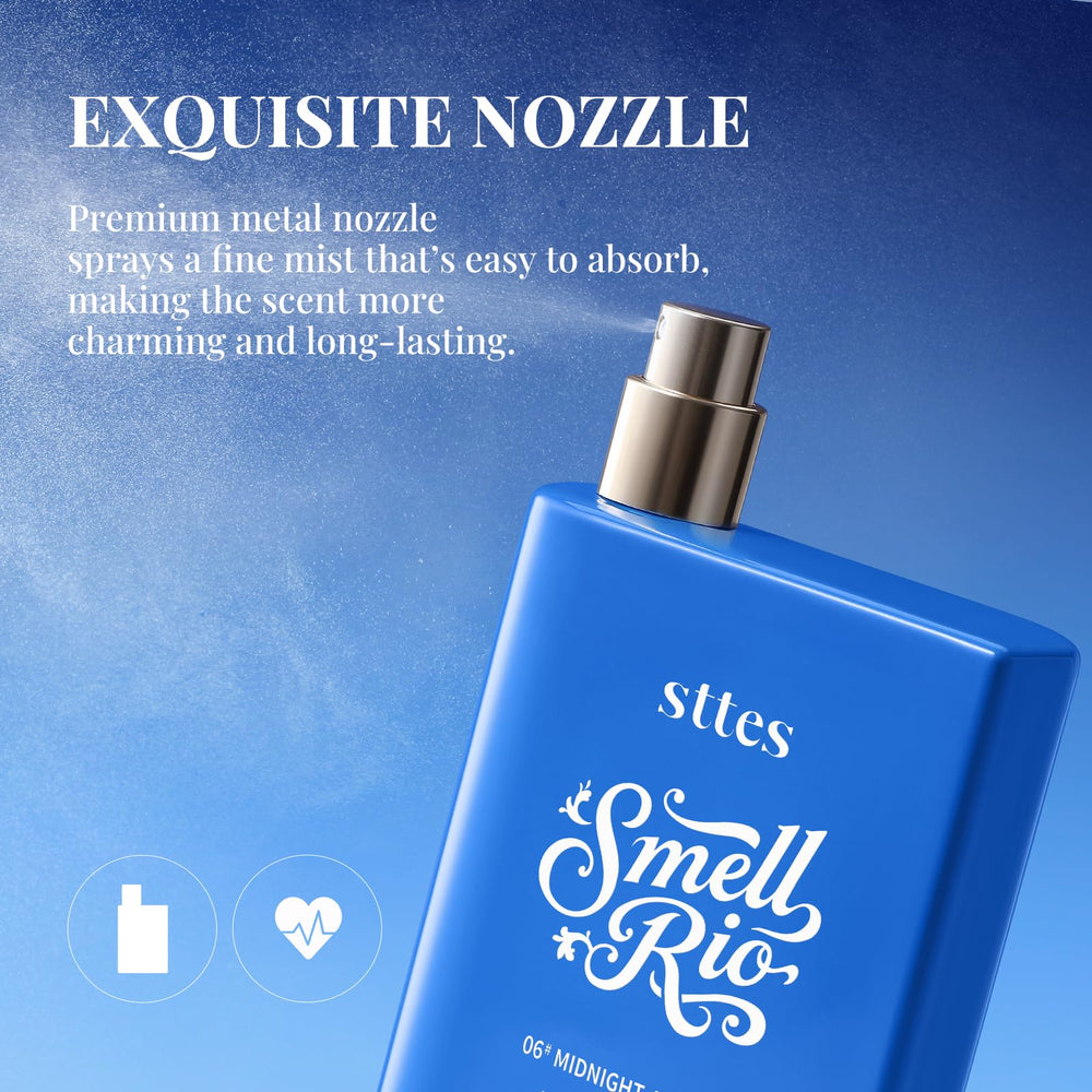 Stttes Smell Rio hair and body mist offers a light, even scent veil
