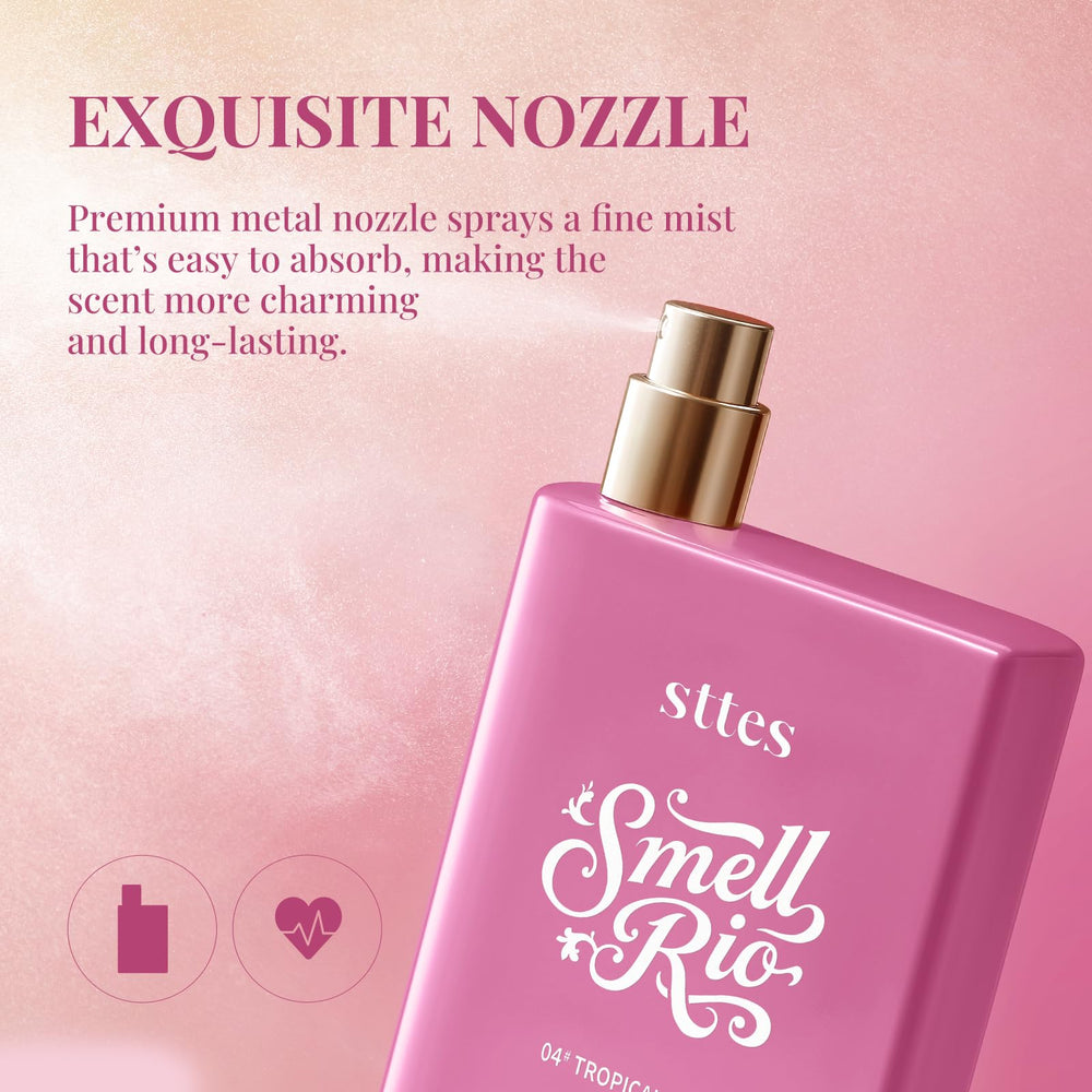 Stttes Smell Rio Perfume 04 packaging evokes island vibes, ideal for gifting or personal indulgence.