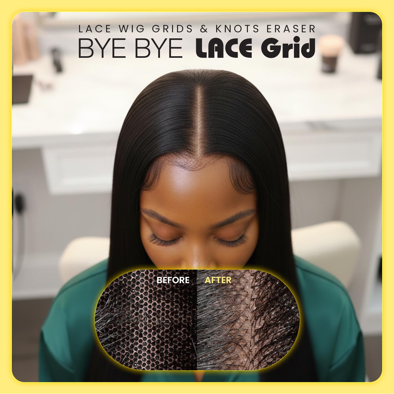 Studio Limited silicone lace tape application shows easy fit and edge rounding.