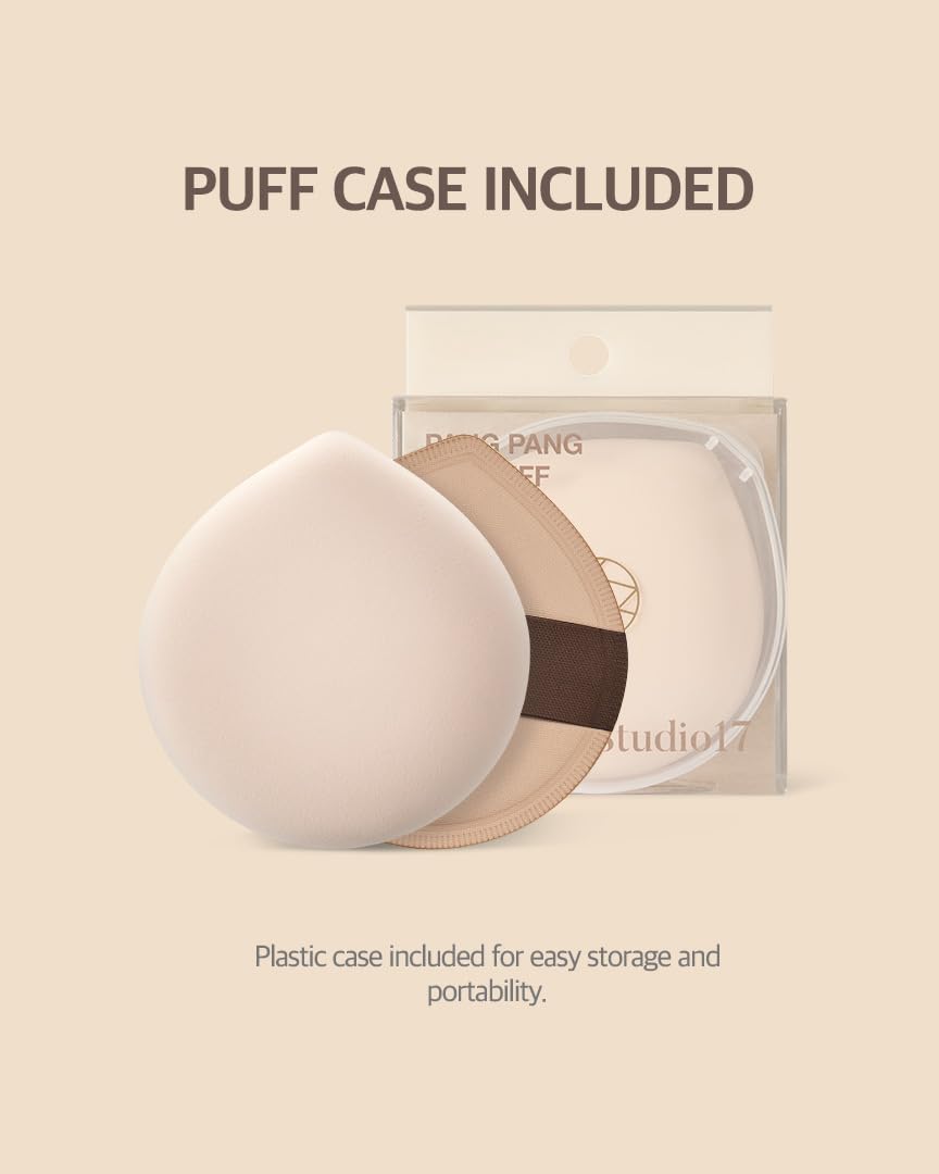 STUDIO17 Pang Pang makeup puff droplets top focuses precision on contours
