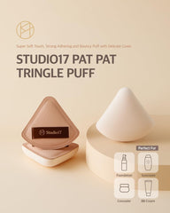STUDIO17 Pang Pang triangle puff narrow tip for precision around nose and eyes