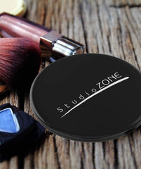 StudioZONE ClassZ compact mirror on-tabletop use enables hands-free makeup checks.