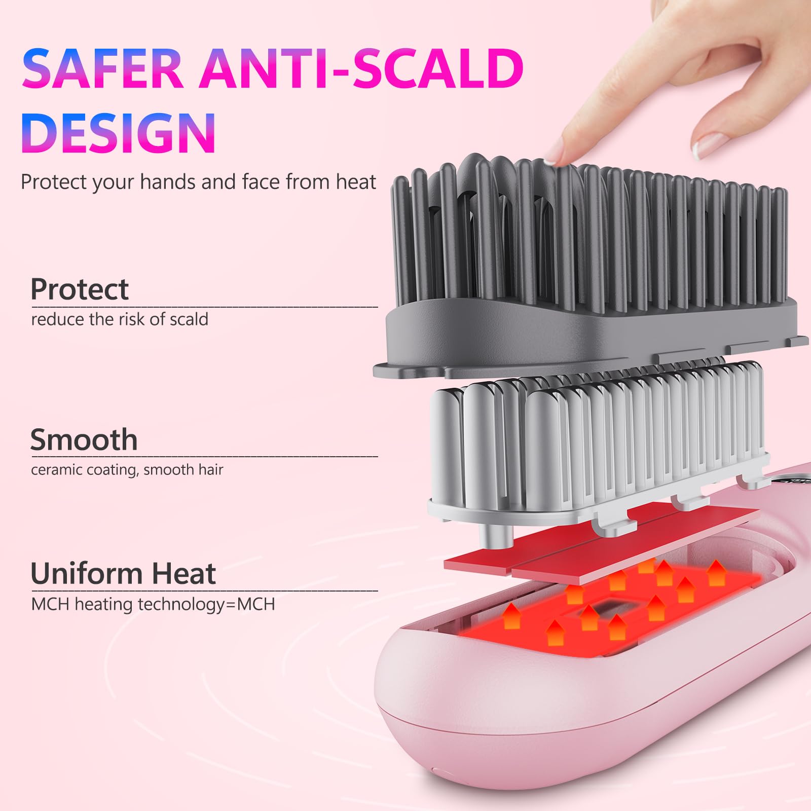 STUDLLY travel-friendly cordless setup with fast heat-up