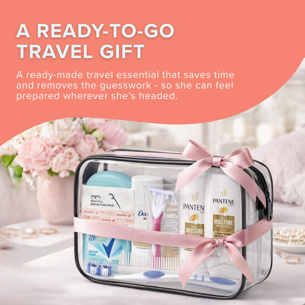 Dorm or guest-use TrekTote kit ready for shared spaces