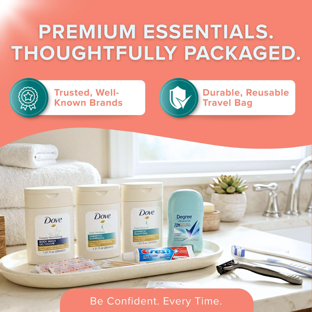 Trektote TSA-compliant travel sizes ready for carry-on and security checks
