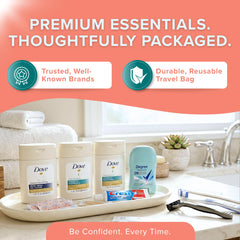 Trektote TSA-compliant travel sizes ready for carry-on and security checks