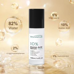 Sturelehub suero azelaico 10% en la palma, uso facial diario sugerido