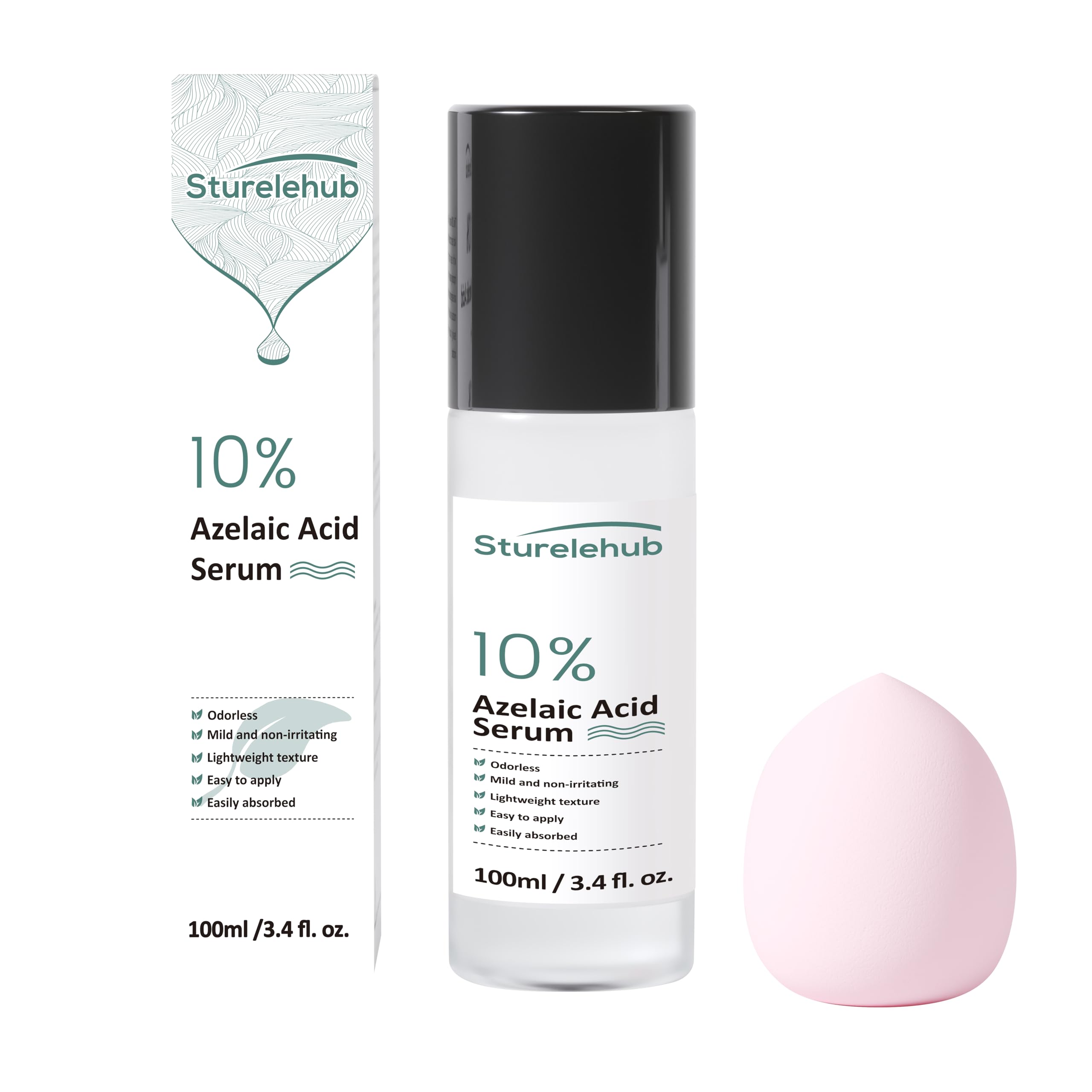 Sturelehub Azelaico 10% en botella para reducción suave del enrojecimiento facial