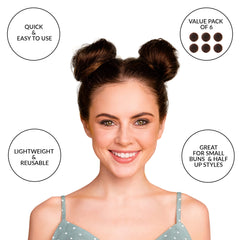 Styla Hair kids ballet bun 2 inch kit for neat, polished updos
