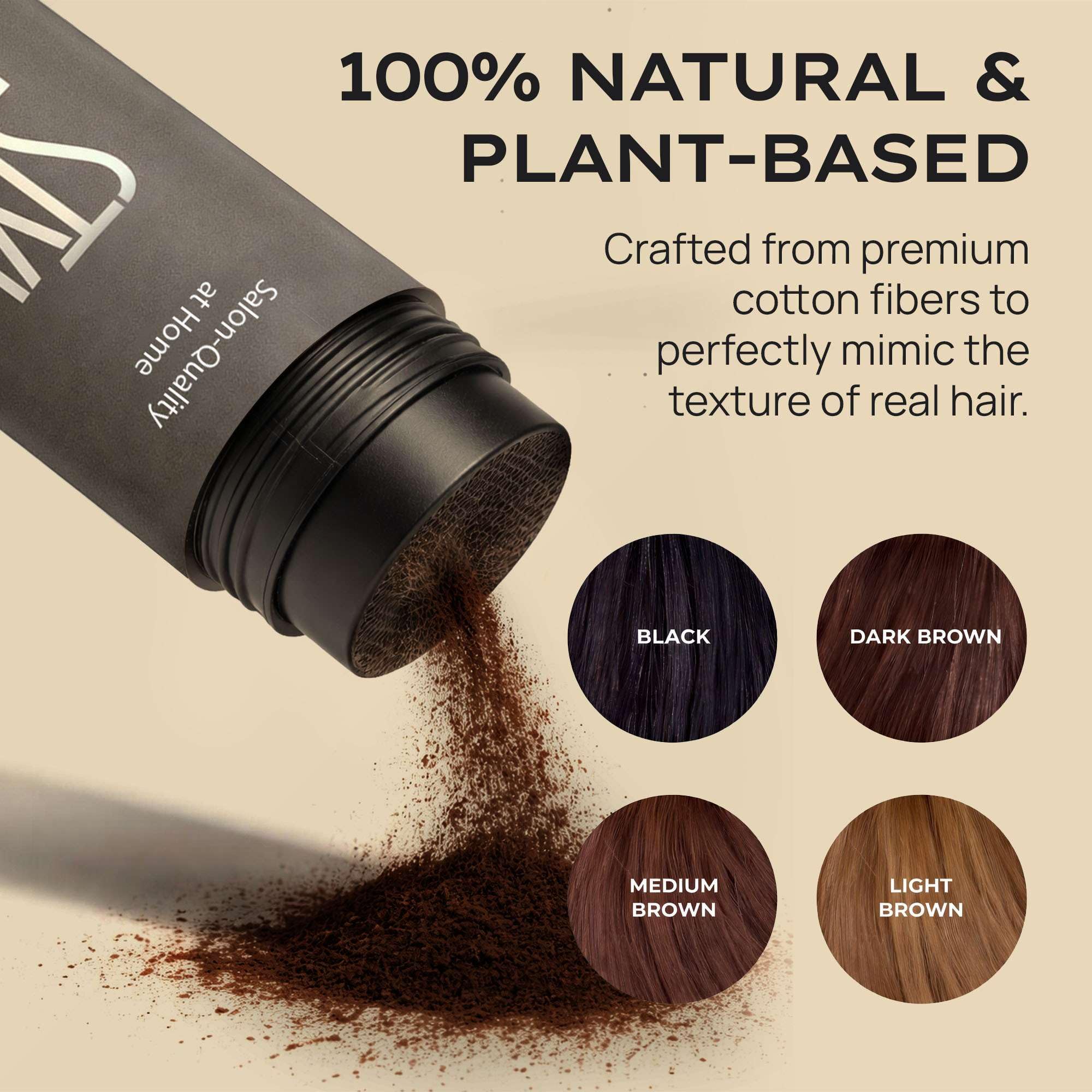 Style Edit Fibras Capilares para hombres y mujeres, volumen natural.