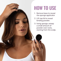 Style Edit Instant Gray Coverage provides salon-quality temporary color.
