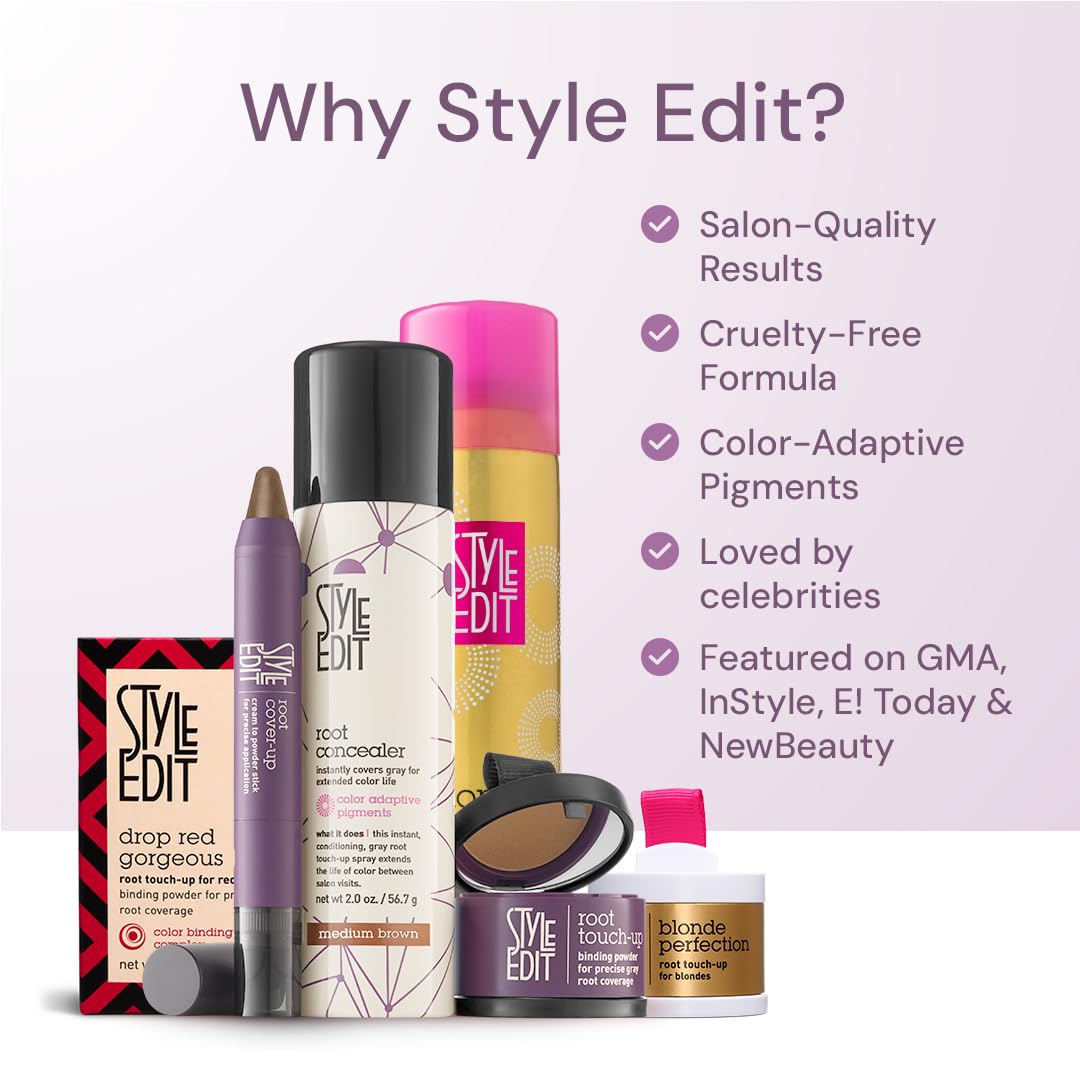 Style Edit Lightweight No-Residue formula leaves soft, touchable hair.