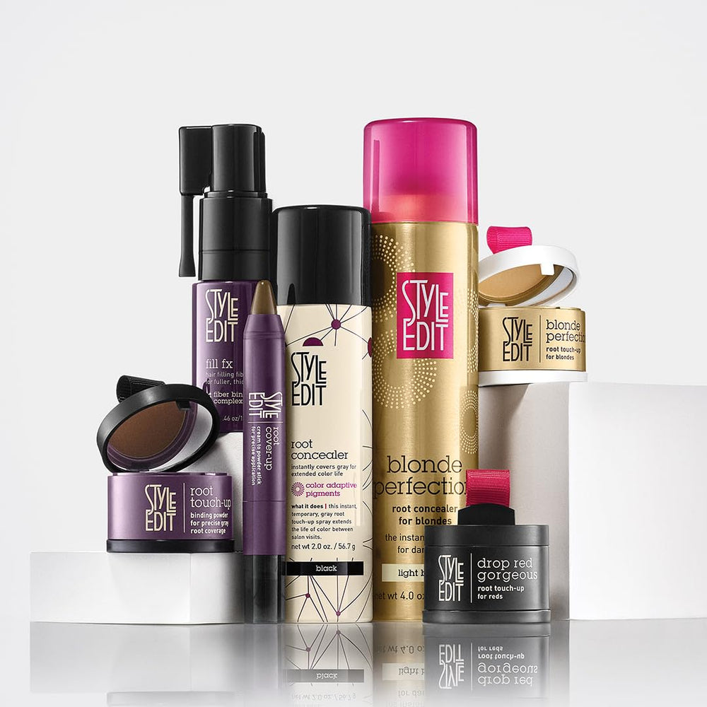 Compact size fits easily in a purse for travel touch-ups.