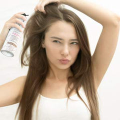 Style Edit Root Touch Up Spray self-adjusting pigments blend with hair shade