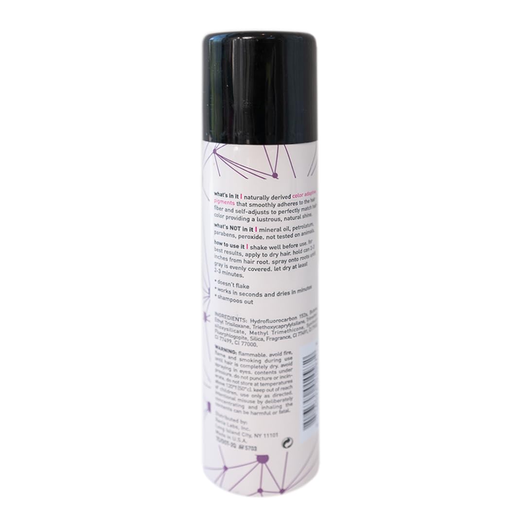 Style Edit Root Touch Up Spray refreshes roots between salon visits, securely.