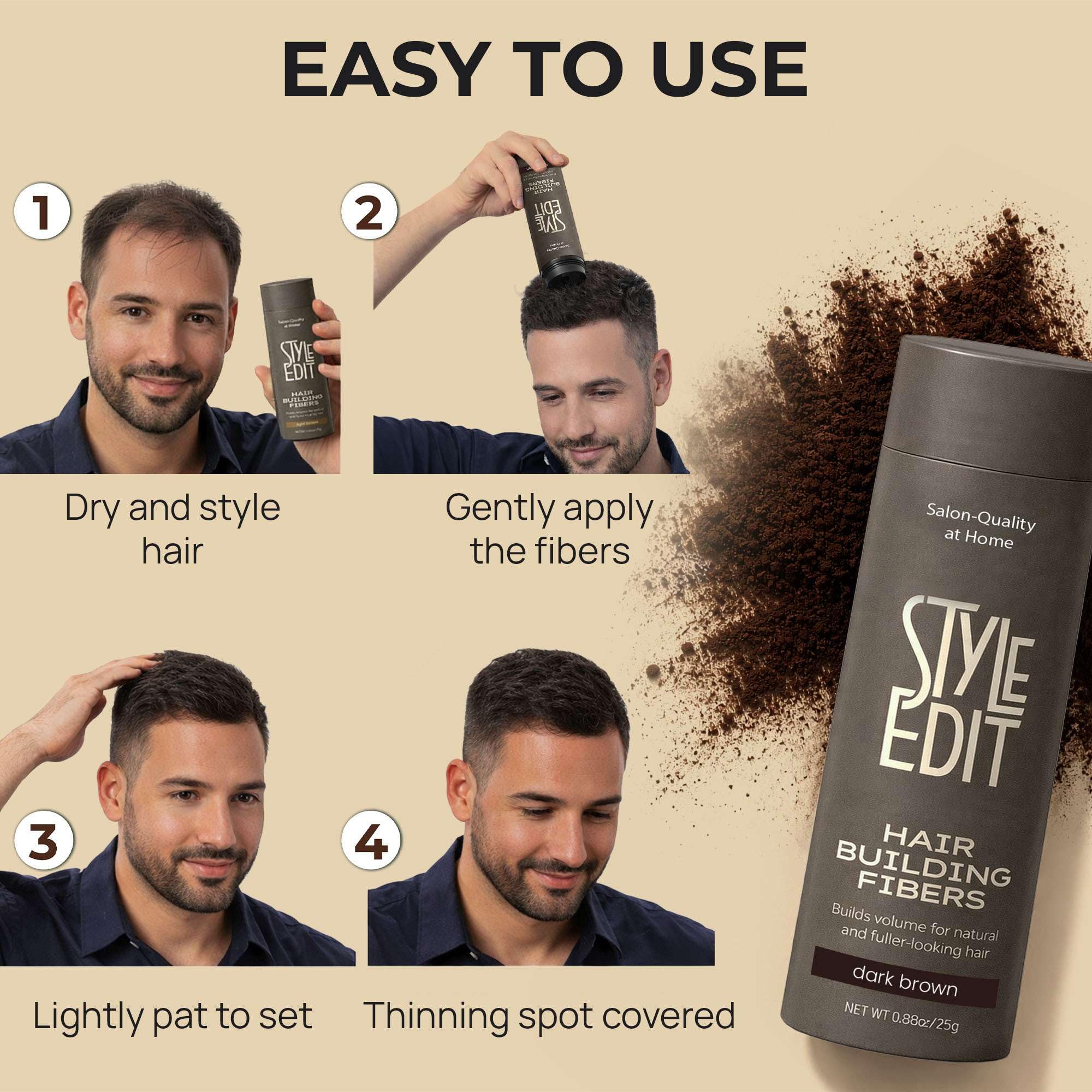 Style Edit Fibras Capilares: tonos naturales para una mezcla discreta.